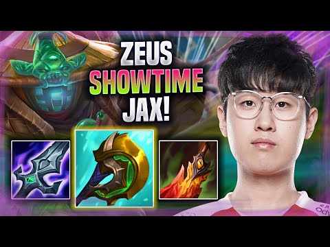 ZEUS SHOWTIME WITH JAX! - T1 Zeus Plays Jax Top vs Irelia! | Preseason 2022