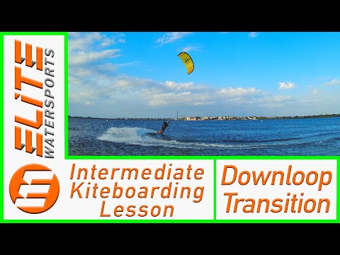 Intermediate Kiteboarding Lesson - Downloop Transition