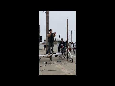 Rapper Performs at Rally in Support of AAPI Community in San Francisco (Son of Paper)