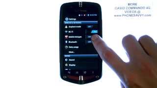 Casio Commando 4G - How Do I Use Bluetooth