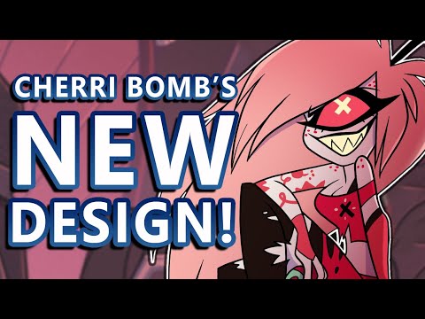 Cherri Bombs NEW Design, New Helluva Boss Clip, & Hazbin Hotel Trailer Theory!
