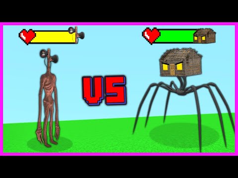 TERRIBLE HOUSE VS SIREN HEAD! 😱 - Minecraft