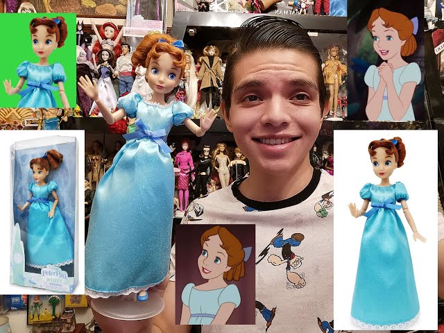 Vídeo relacionado con Disney Store Official, Peter Pan, Campanilla, colección Once Upon a Story, muñeca con Cepillo para el Pelo de Juguete, 40,5 cm, a Partir de 3 años