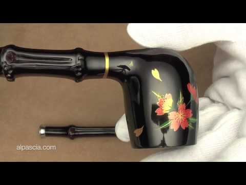 pipa Tsuge Urushi Sakura - smoking pipe 232