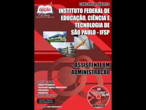 Apostila Concurso IFSP 2015 (GRÁTIS CD)