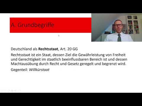 Lektion 3 (Der Rechtsstaat) - Recht im Brandschutz