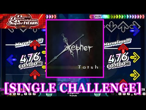 【DDR SN】 Xepher / Tatsh [SINGLE CHALLENGE] 譜面確認+Clap