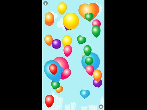 Video Colorful Balloons for kids
