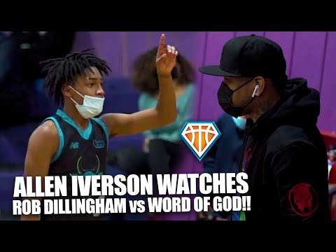 He Made Allen Iverson GET OUT OF HIS SEAT?! | EPIC Battle Between Word of God & Combine Academy