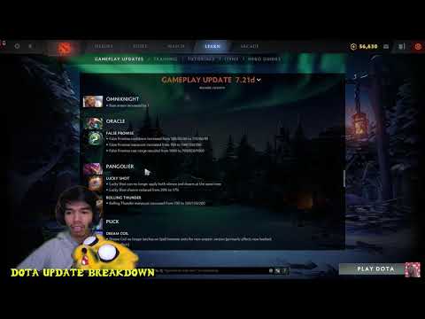 Dota new update 7.21d