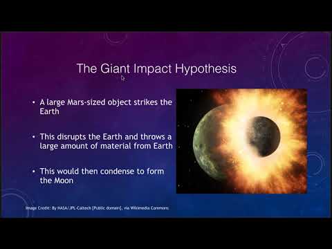 Lesson 9 - Lecture 3 - The Origin of the Moon - OpenStax - OpenStax