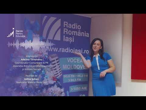 Matinal Radio Iași | Campania „Darnic pentru Educație” 2025 - Interviu cu Adelina Tîrnovanu
