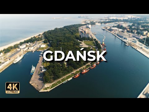 Gdansk from a drone | Gdansk from the bird's eye view | Cinematic | Poland [4k]