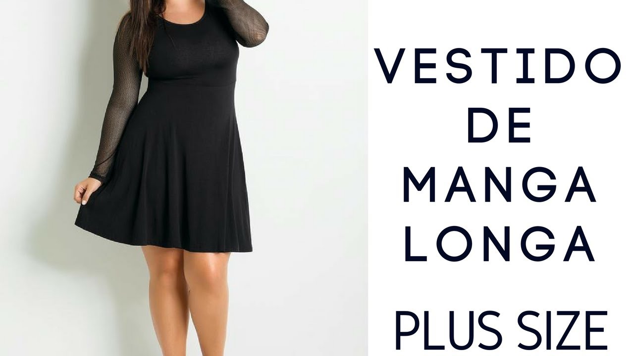 Como Usar um Vestidos de Manga Longa Plus Size Corretamente