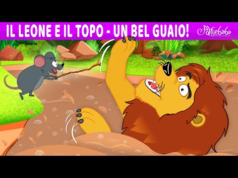 Il Leone e il Topo - Un bel guaio! | Storie Per Bambini Cartoni Animati I Fiabe e Favole Per Bambini