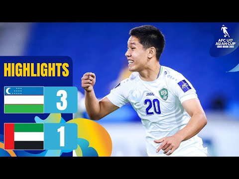 Stunner sparks the lead! | Uzbekistan vs. United Arab Emirates | Highlights AFC U17 Asian Cup™ 2025