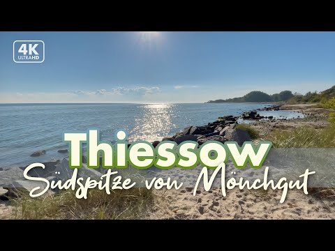 Thiessow: am südlichsten Strand von Mönchgut - Rügen Urlaub 2021 (4K Walk)