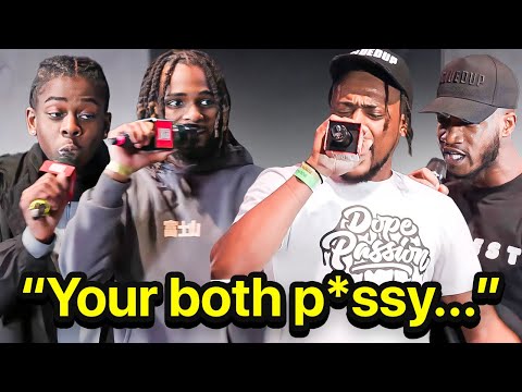 SKAMZ & SEVZ vs F-DON & DAN DANNAH Rap Battle Was NUTS.. (PenGame)