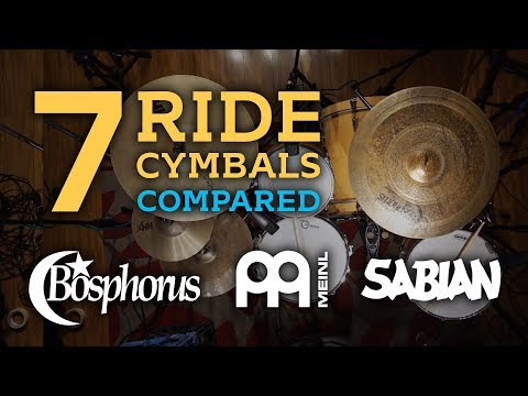 7 Ride Cymbals Comparison Bosphorus Meinl Sabian Master Vintage Morgan Greb Sand Ceccarelli vs Jazz