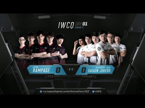 RPG vs SAJ Highlights IWCQ 2016 Day 1 Rampage vs Saigon Jokers