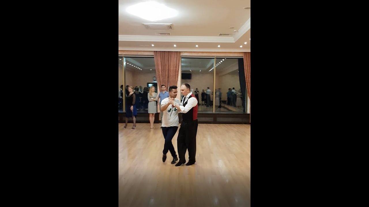 Sebastian Arce, seminar "Argentine Waltz", school of R.Kovgan, 2018