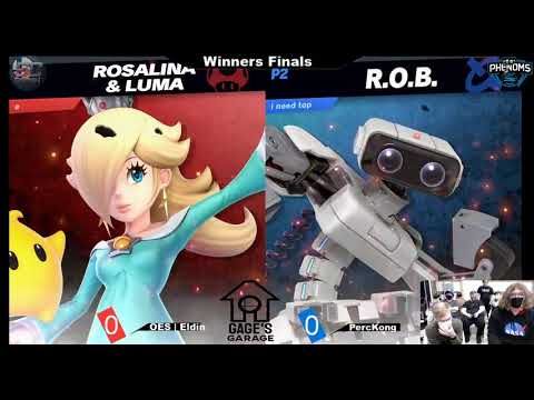 Gage's Garage #2 - Eldin (RosaLuma) VS PercKong (R.O.B.) - SSBU Winners Finals