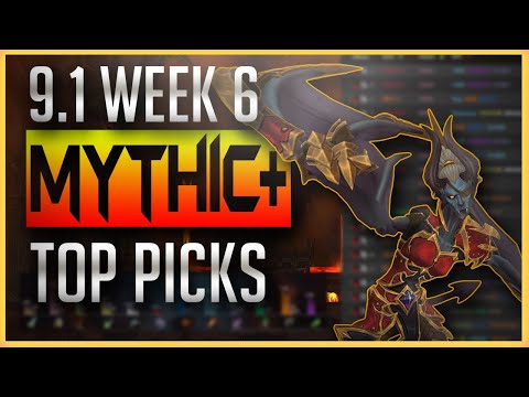 9.1 Week 6 of Mythic+ : Best Specs, Most Popular Specs, Specs on the Rise & more