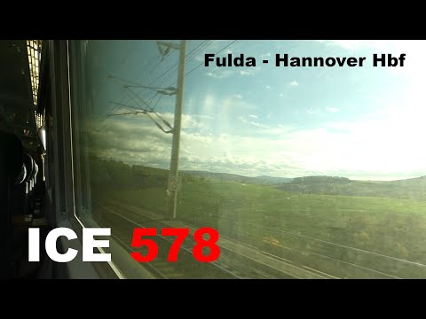 [250 km/h] ICE 578 (ICE 1) Mitfahrt Fulda - Hannover über Kassel, Göttingen