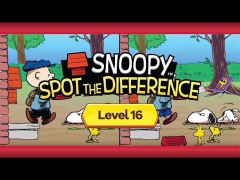 Snoopy Spot the Difference | Episode 1 | Level 16 | Normal