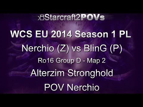 SC2 HotS - WCS EU 2014 S1 PL - Nerchio vs BlinG - Ro16 Group D - Map 2 - Alterzim - Nerchio