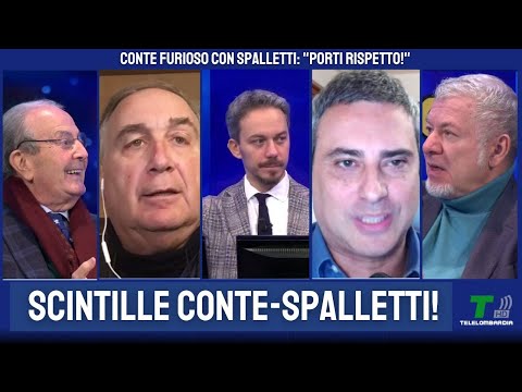 CONTE FURIOSO CON SPALLETTI: "PORTI RISPETTO!",  TUTTO IL DIBATTITO IN STUDIO!
