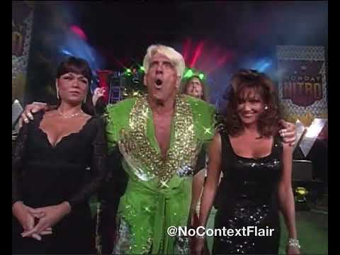 Ric Flair and The Giant with Woman, Jimmy Hart and Miss Elizabeth on WCW Monday Nitro | (4/22/96)