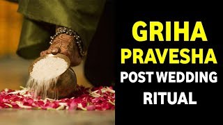 Griha Pravesha - Post wedding ritual | Wedding season in India | Hindu wedding rituals