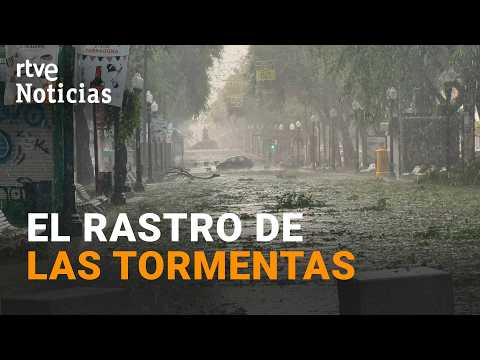 Las lluvias torrenciales obligan a revisar cultivos en Tarragona y Lleida | RTVE Noticias