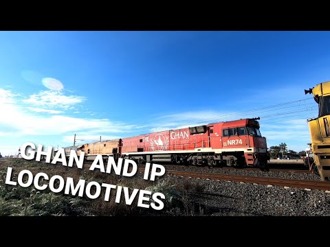 GHAN AND GREAT SOUTHERN LOCOMOTIVES ON 7MP5 - 2 Massive Freigh Trains Crossing at Altona - 11/07/21