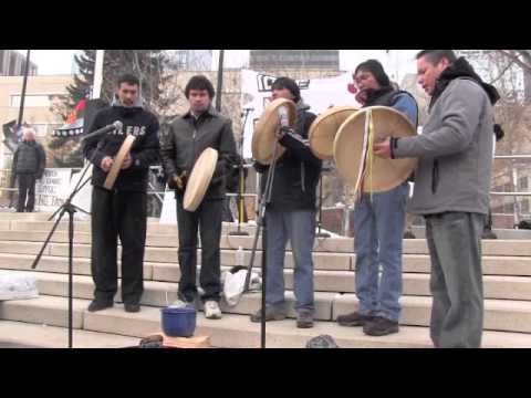 Idle No More / Common Causes - #J28 Edmonton - Prayer Song