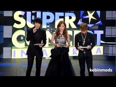 Yonghwa, Tiffany, Gikwang MC 5@ K-Pop Super Concert LA 11.10.12