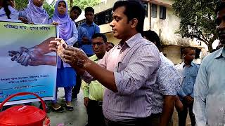 চিরিরবন্দর উপজেলায় বিশ্ব হাতধোয়া দিবস-২০১৭ পালিত