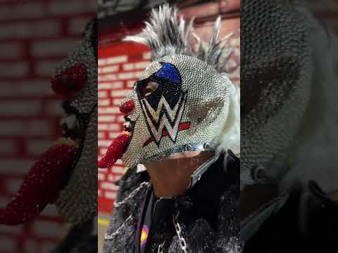 Psycho Clown desde el Backstage de #WorldsCollide. 👏