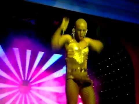 Samantha Dior as Beyonce - Performance End Of Time - Blue Space [10/09/2011] 'Top Drag Queen Brazil'