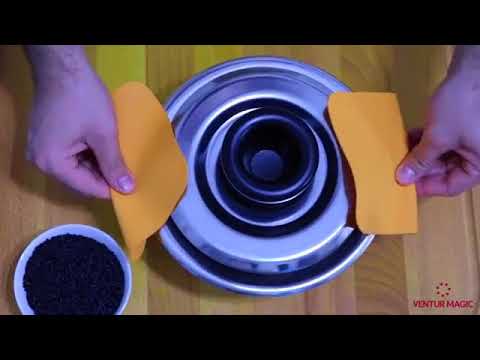 #Ricetta Riso Venere con Coperchio Antiodore Magico Cooker Ventur Magic.