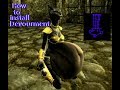 Skyrim How To Install Devourment With Links Oldrim Skyrim Standard Edition