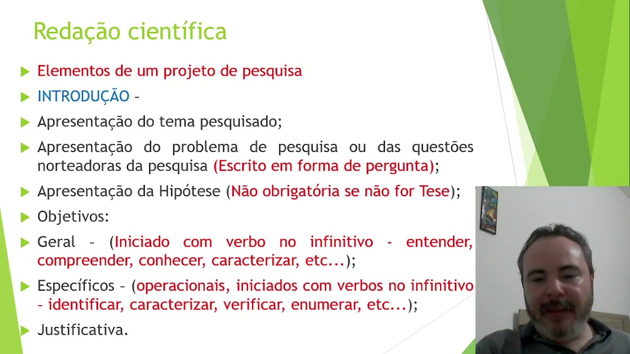 Etapas de um projeto de pesquisa