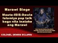 Marawi Siege: Maute-ISIS-Dawla Islamiya leader rallies his fighters before Marawi Siege