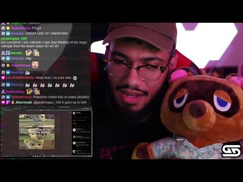 Retro shows off his new Pokemon + Animal Crossing Build-a-Bear plushies