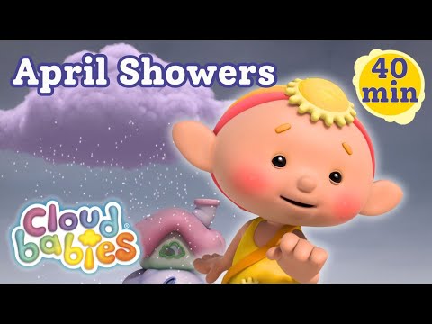 April Showers! ☔️ | Rainy Day Bedtime Stories | Cloudbabies Official