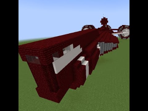 massive minecraft 1:1 scale consular-class cruiser, download available