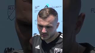 Jordan Morris on getting in extra training with some USMNT guys at the MLS ALLSTAR GAME.#USMNT #MLS