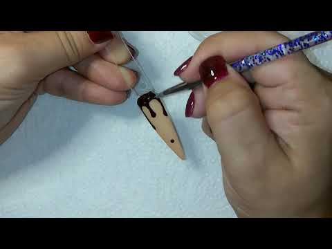 Blood Dripping Nail Tutorial