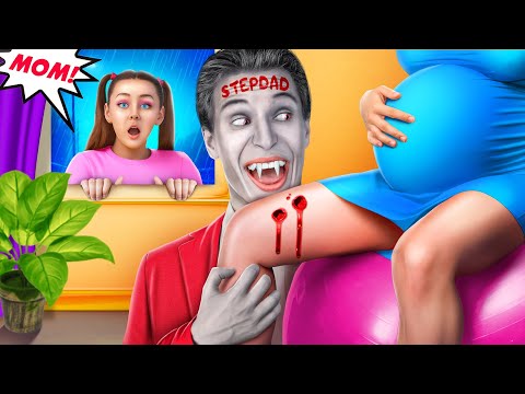 My Stepdad - Vampire! Who is the Best DAD! My Daughter Is Missing!